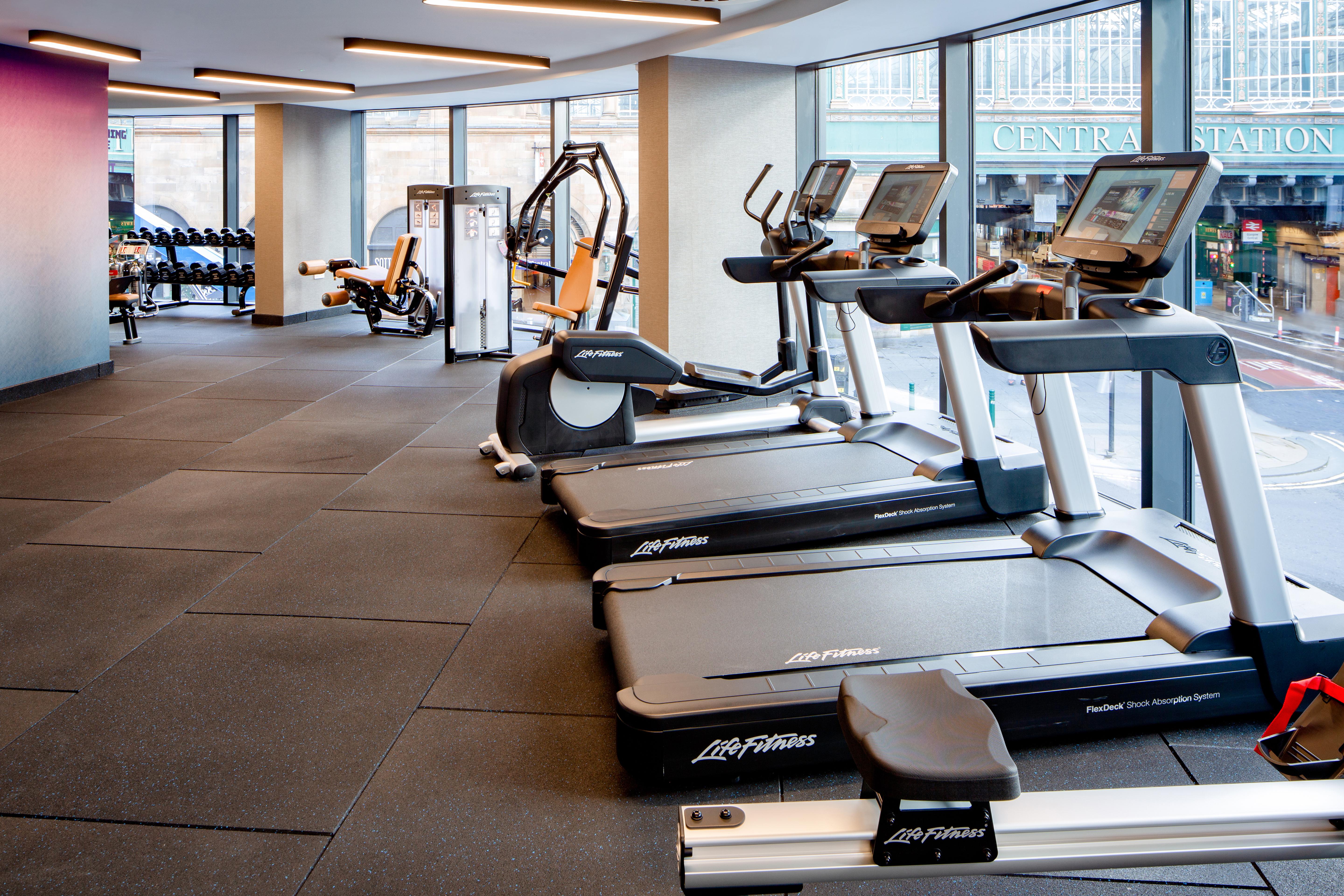 Yotel กลาสโกว์ ภายนอก รูปภาพ Life Fitness